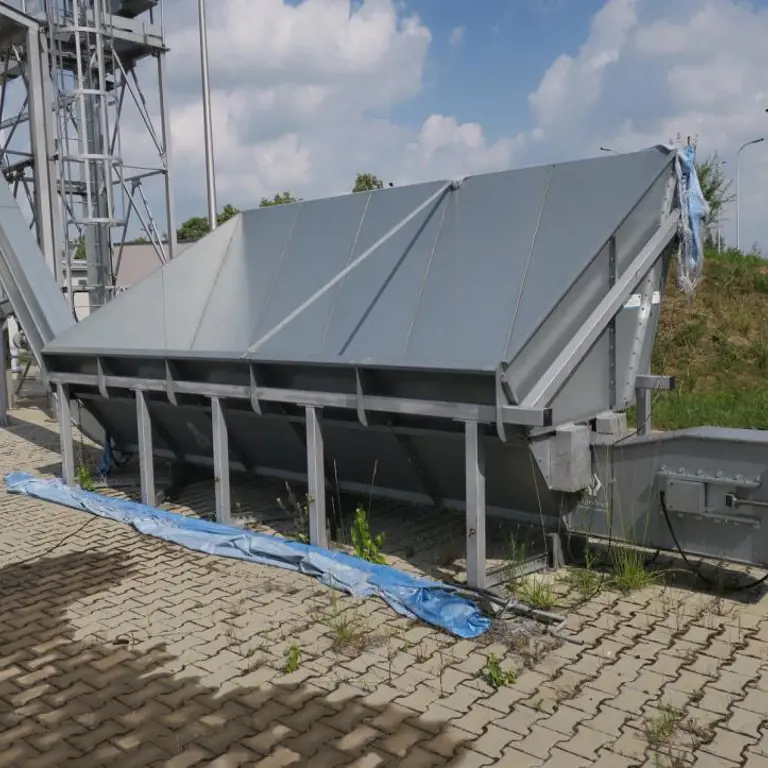 Incoming goods basket with conveyor length